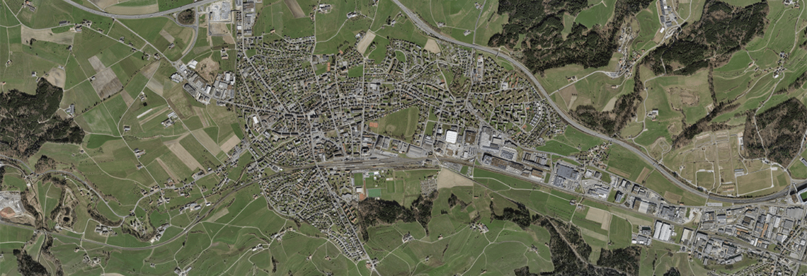 Orthofotografie von Gossau